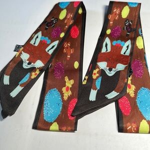 Two Christmas Two Thin Scarves / Hair Bands / Scarves- #781